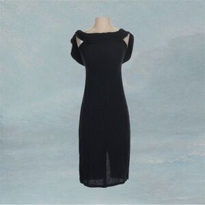 Reformation Black Off-Shoulder Dress